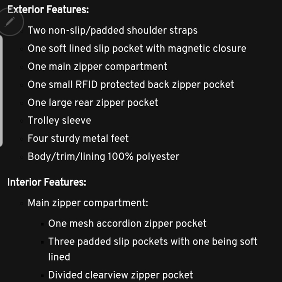 Lug Avion Travel Tote Navy - Picture 14 of 16